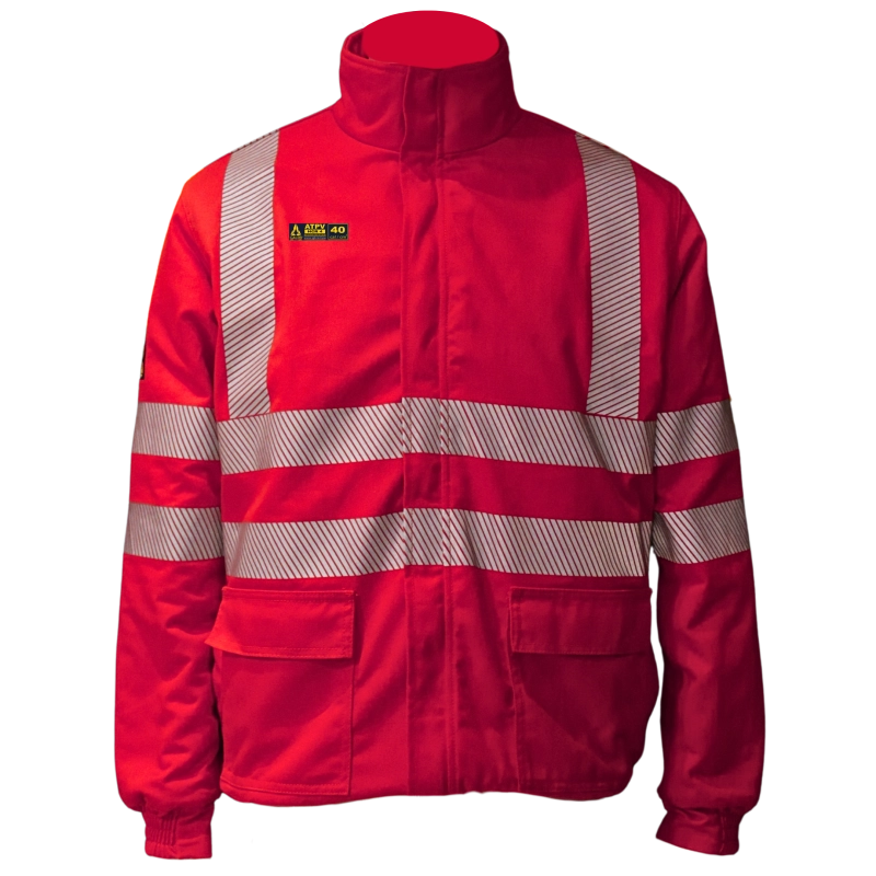 CASACA GALOS 40 CAL ROJO 1