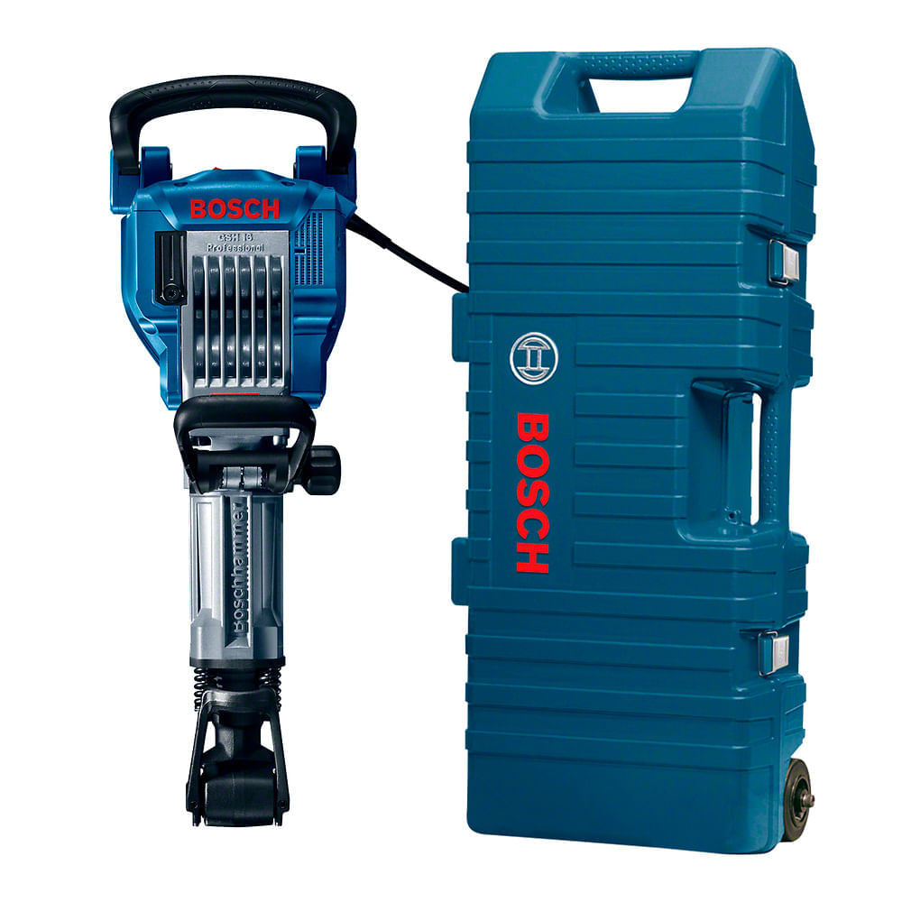 Martillo demoledor Bosch GSH 16-28 220V, 1 cincel y maletín