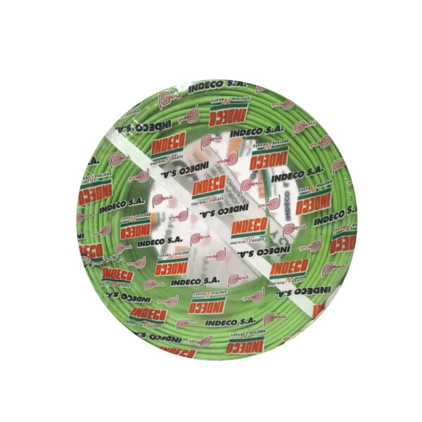 Cable de control GPT 18AWG, 300V, aislamiento PVC, verde, x rollo