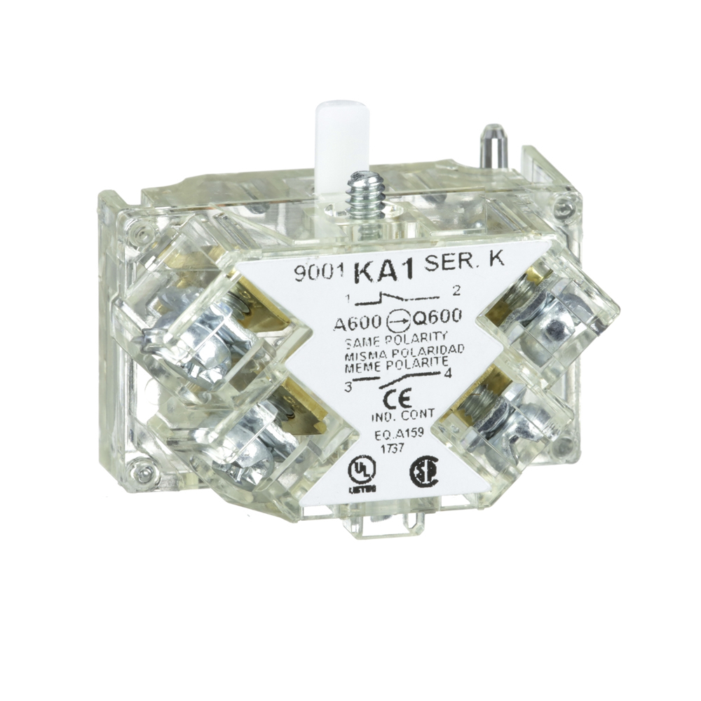 Block de contacto 1NA 1NC para botonera tipo K 30mm