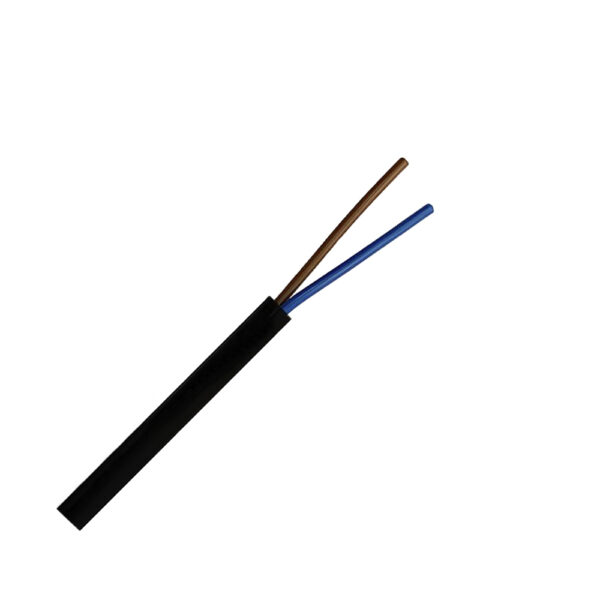 Cable RV-K 2x4mm2, 0.6/1kV XLPE/PVC negro, clase 5, x metro lineal