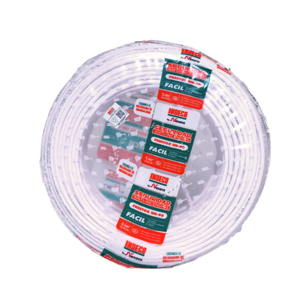 Cable NH-90 2.5mm2 450/750V libre de halógeno blanco, clase 2, x rollo, Practicable